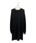 LOUIS VUITTON（ルイ ヴィトン）の古着「襟付きニットワンピース」｜ブラック