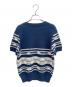 CHANEL (シャネル) Cotton Short Sleeve Knit ブルー サイズ:38：50000円