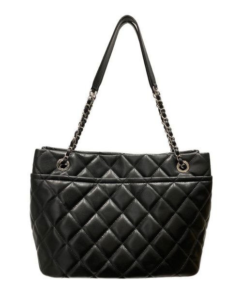 CHANEL（シャネル）CHANEL (シャネル) ココマーク チェーントートバッグ ブラックの古着・服飾アイテム