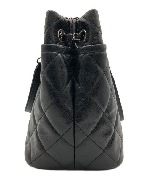 CHANEL（シャネル）CHANEL (シャネル) ココマーク チェーントートバッグ ブラックの古着・服飾アイテム