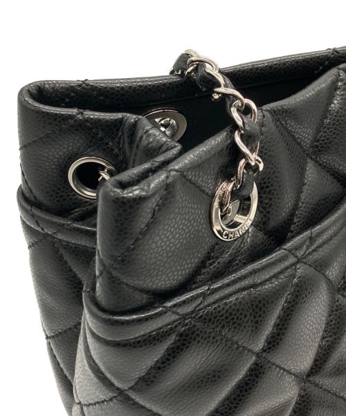 CHANEL（シャネル）CHANEL (シャネル) ココマーク チェーントートバッグ ブラックの古着・服飾アイテム