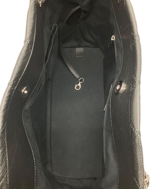 CHANEL（シャネル）CHANEL (シャネル) ココマーク チェーントートバッグ ブラックの古着・服飾アイテム