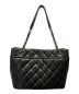CHANEL (シャネル) ココマーク チェーントートバッグ ブラック：370000円