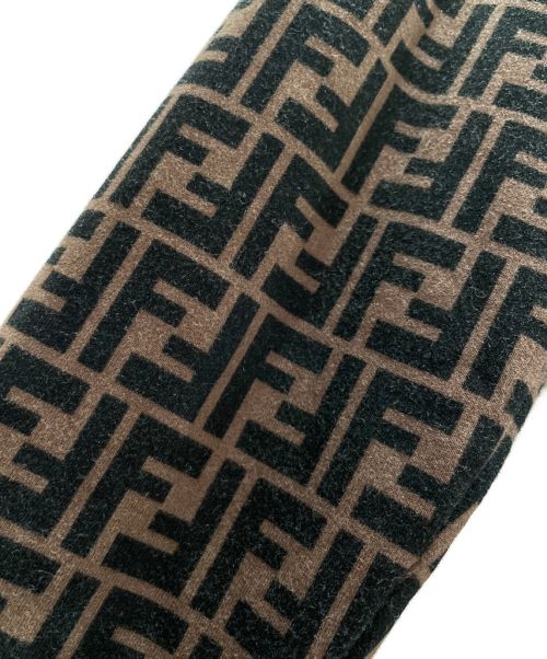FENDI（フェンディ）FENDI (フェンディ) ズッカ柄プルオーバーパーカー ブラウン サイズ:XLの古着・服飾アイテム