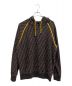 FENDI（フェンディ）の古着「ズッカ柄プルオーバーパーカー」｜ブラウン