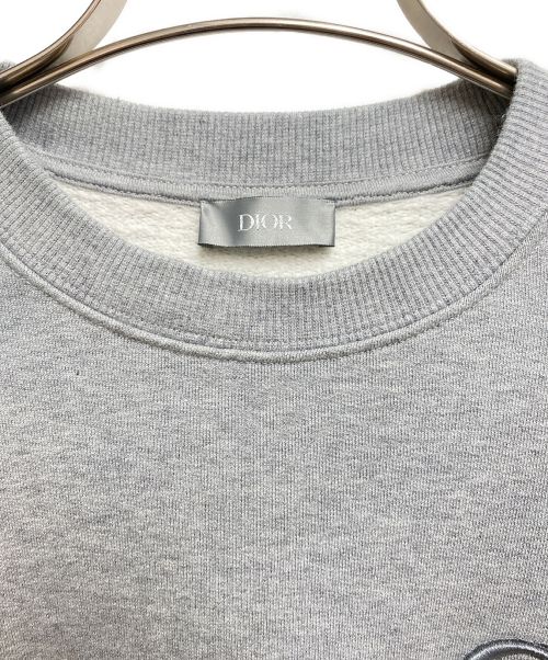 Dior（ディオール）Dior (ディオール) CDロゴスウェット グレー サイズ:Mの古着・服飾アイテム