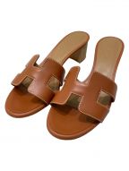 HERMESエルメス）の古着「オアジスサンダル」｜ブラウン