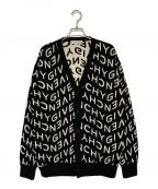 GIVENCHYジバンシィ）の古着「Refracted Logo Cardigan」｜ブラック