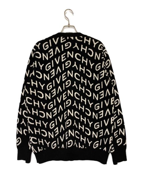 GIVENCHY（ジバンシィ）GIVENCHY (ジバンシィ) Refracted Logo Cardigan ブラック サイズ:Sの古着・服飾アイテム