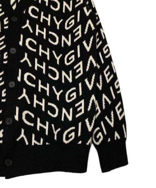 GIVENCHY（ジバンシィ）GIVENCHY (ジバンシィ) Refracted Logo Cardigan ブラック サイズ:Sの古着・服飾アイテム