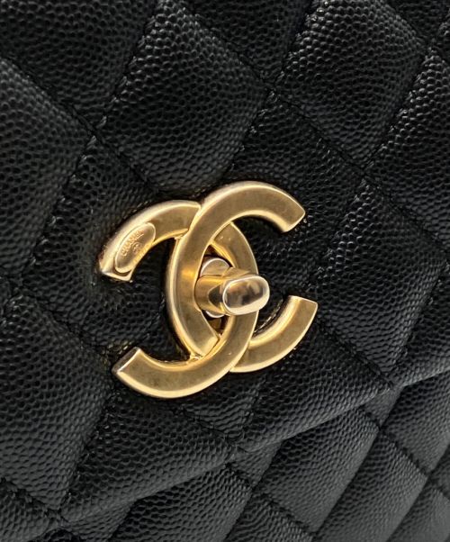 CHANEL（シャネル）CHANEL (シャネル) ココハンドル ブラック サイズ:-の古着・服飾アイテム