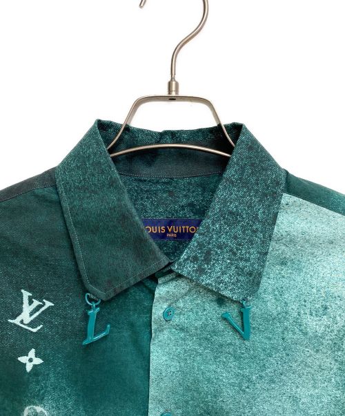 LOUIS VUITTON（ルイ ヴィトン）LOUIS VUITTON (ルイ ヴィトン) 23SS ロングスリーブグラフィックシャツ グリーン サイズ:Sの古着・服飾アイテム