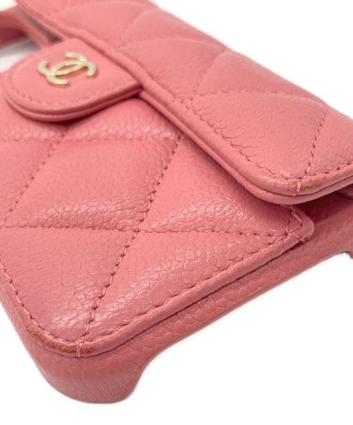 CHANEL（シャネル）CHANEL (シャネル) iPhone14 Proケース ピンクの古着・服飾アイテム