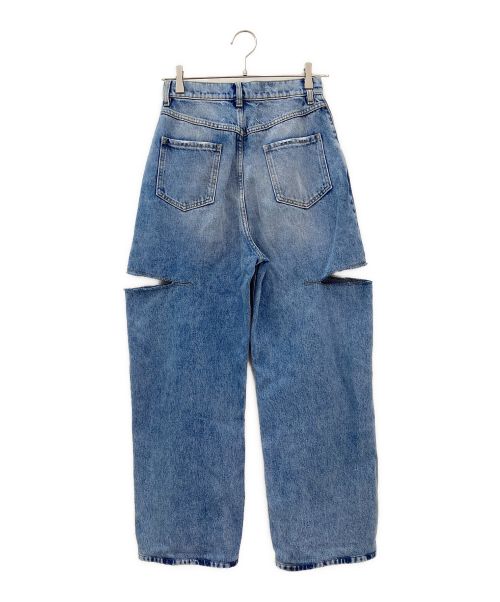 Maison Margiela（メゾンマルジェラ）Maison Margiela (メゾンマルジェラ) スラッシュディテール デニムパンツ インディゴ サイズ:38の古着・服飾アイテム