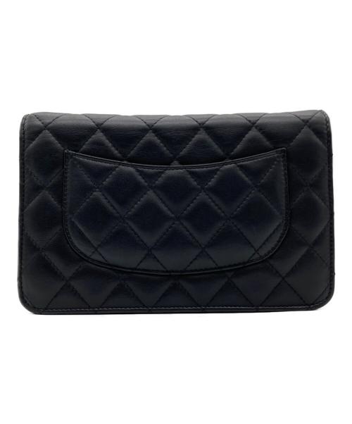 CHANEL（シャネル）CHANEL (シャネル) ショルダーチェーンウォレット ブラックの古着・服飾アイテム