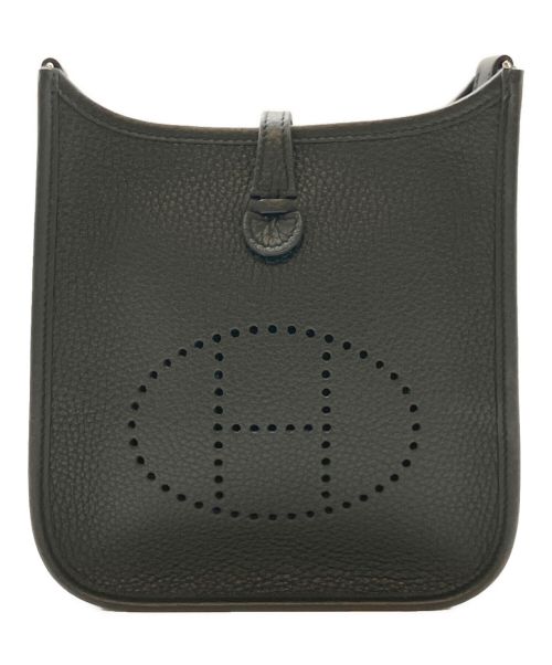 HERMES（エルメス）HERMES (エルメス) ミニエブリン/ショルダーバッグ ブラックの古着・服飾アイテム