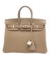 HERMES（エルメス）の古着「バーキン25/ハンドバッグ」｜エトゥープ