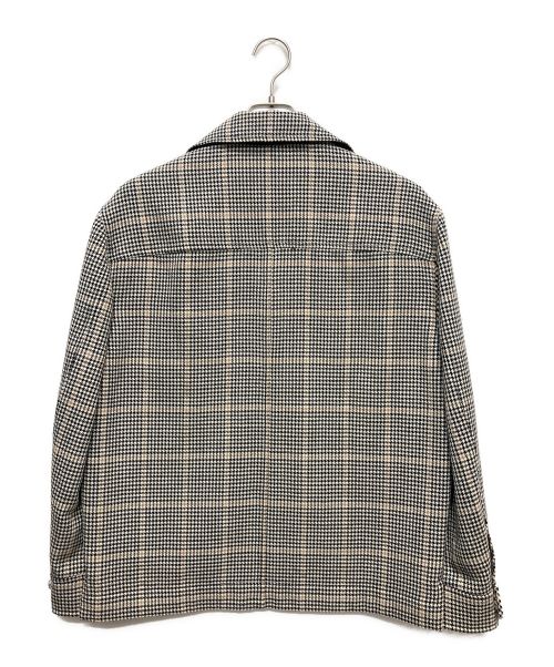 DIOR HOMME（ディオール オム）DIOR HOMME (ディオール オム) 千鳥格子CPジャケット ライトグレー×ブラック サイズ:46の古着・服飾アイテム