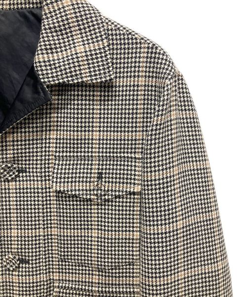 DIOR HOMME（ディオール オム）DIOR HOMME (ディオール オム) 千鳥格子CPジャケット ライトグレー×ブラック サイズ:46の古着・服飾アイテム