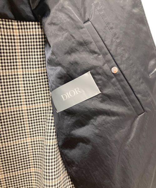 DIOR HOMME（ディオール オム）DIOR HOMME (ディオール オム) 千鳥格子CPジャケット ライトグレー×ブラック サイズ:46の古着・服飾アイテム
