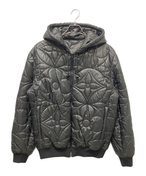 LOUIS VUITTON（ルイ ヴィトン）LOUIS VUITTON (ルイ ヴィトン) フラワーキルティングダウン ブラック サイズ:50の古着・服飾アイテム
