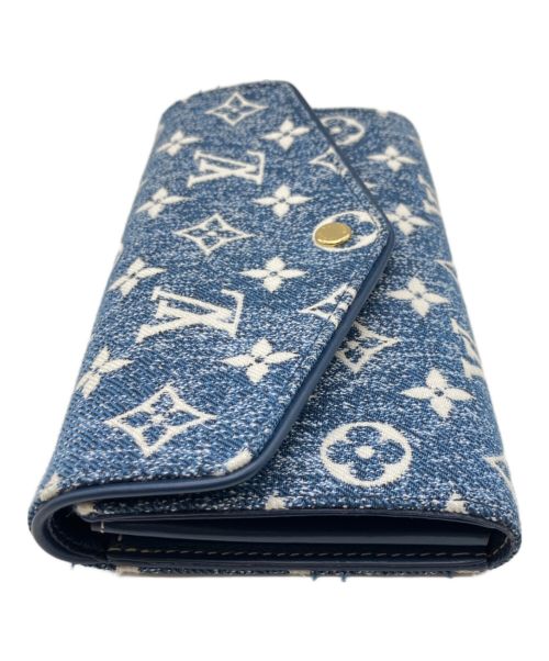 LOUIS VUITTON（ルイ ヴィトン）LOUIS VUITTON (ルイ ヴィトン) ポルトフィユサラ/長財布 ブルーの古着・服飾アイテム