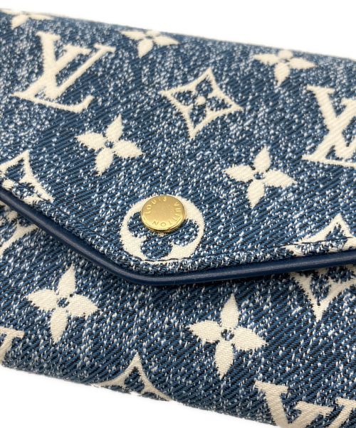 LOUIS VUITTON（ルイ ヴィトン）LOUIS VUITTON (ルイ ヴィトン) ポルトフィユサラ/長財布 ブルーの古着・服飾アイテム