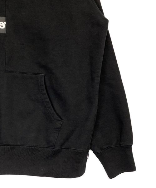 SUPREME（シュプリーム）SUPREME (シュプリーム) COMME des GARCONS SHIRT (コムデギャルソンシャツ) Split Box Logo Hooded Sweatshirt ブラック サイズ:Mの古着・服飾アイテム