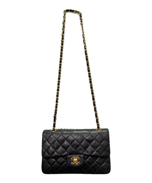 CHANEL（シャネル）CHANEL (シャネル) マトラッセ23/Wフラップ チェーンショルダー バッグ ブラック サイズ:23の古着・服飾アイテム