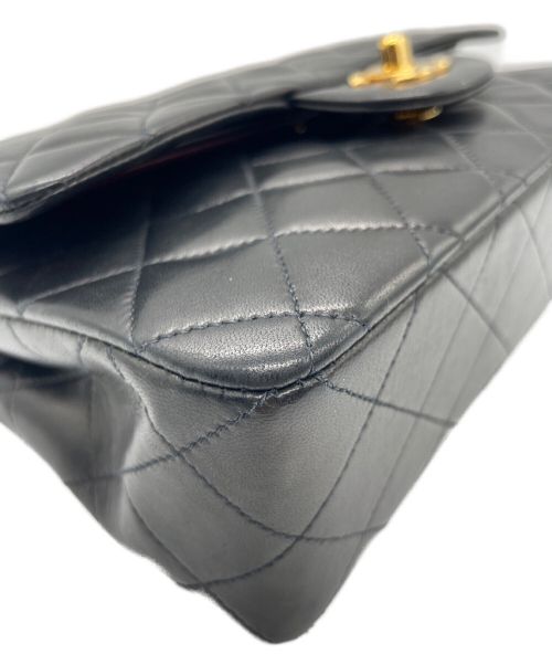 CHANEL（シャネル）CHANEL (シャネル) マトラッセ23/Wフラップ チェーンショルダー バッグ ブラック サイズ:23の古着・服飾アイテム