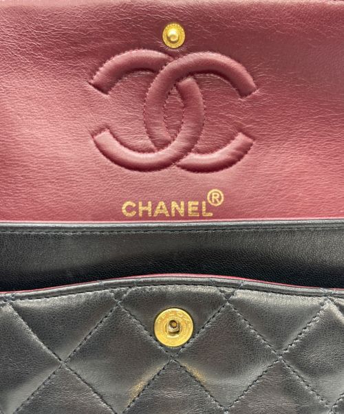 CHANEL（シャネル）CHANEL (シャネル) マトラッセ23/Wフラップ チェーンショルダー バッグ ブラック サイズ:23の古着・服飾アイテム