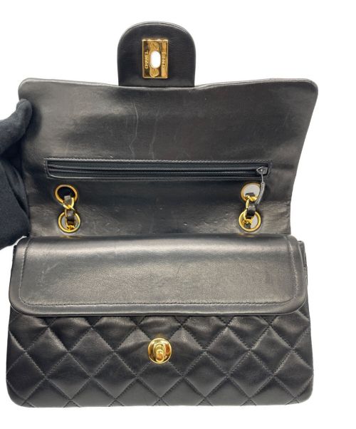 CHANEL（シャネル）CHANEL (シャネル) マトラッセ23/Wフラップ チェーンショルダー バッグ ブラック サイズ:23の古着・服飾アイテム