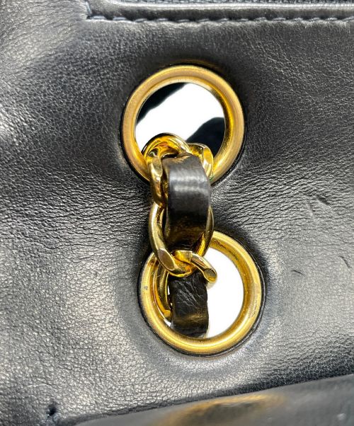 CHANEL（シャネル）CHANEL (シャネル) マトラッセ23/Wフラップ チェーンショルダー バッグ ブラック サイズ:23の古着・服飾アイテム