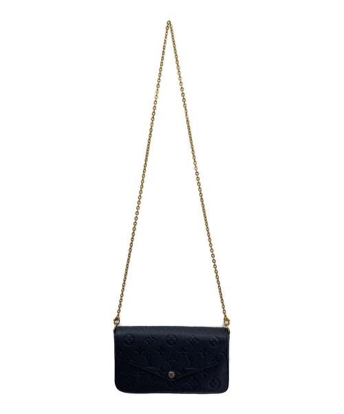 LOUIS VUITTON（ルイ ヴィトン）LOUIS VUITTON (ルイ ヴィトン) ポシェット・フェリシー ブラックの古着・服飾アイテム