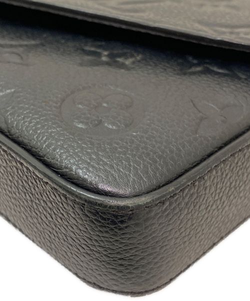 LOUIS VUITTON（ルイ ヴィトン）LOUIS VUITTON (ルイ ヴィトン) ポシェット・フェリシー ブラックの古着・服飾アイテム