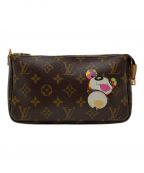 LOUIS VUITTON×村上隆ルイ ヴィトン×タカシ ムラカミ）の古着「ポシェットアクセソワール」｜ブラウン