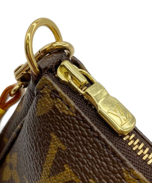 LOUIS VUITTON（ルイ ヴィトン）LOUIS VUITTON (ルイ ヴィトン) 村上隆 (ムラカミタカシ) ポシェットアクセソワール ブラウンの古着・服飾アイテム