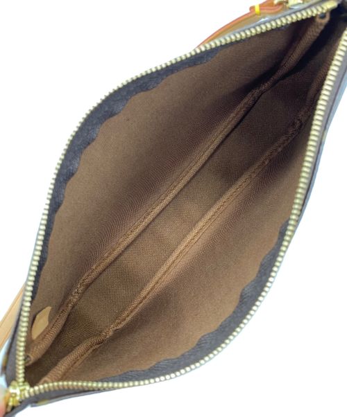 LOUIS VUITTON（ルイ ヴィトン）LOUIS VUITTON (ルイ ヴィトン) 村上隆 (ムラカミタカシ) ポシェットアクセソワール ブラウンの古着・服飾アイテム