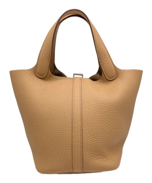 HERMES（エルメス）HERMES (エルメス) ピコタンロックPM/ハンドバッグ ビスキュイ サイズ:PMの古着・服飾アイテム