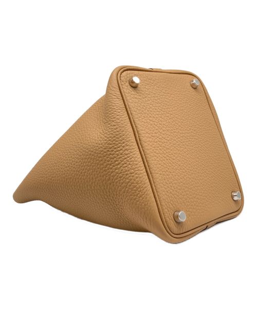 HERMES（エルメス）HERMES (エルメス) ピコタンロックPM/ハンドバッグ ビスキュイ サイズ:PMの古着・服飾アイテム