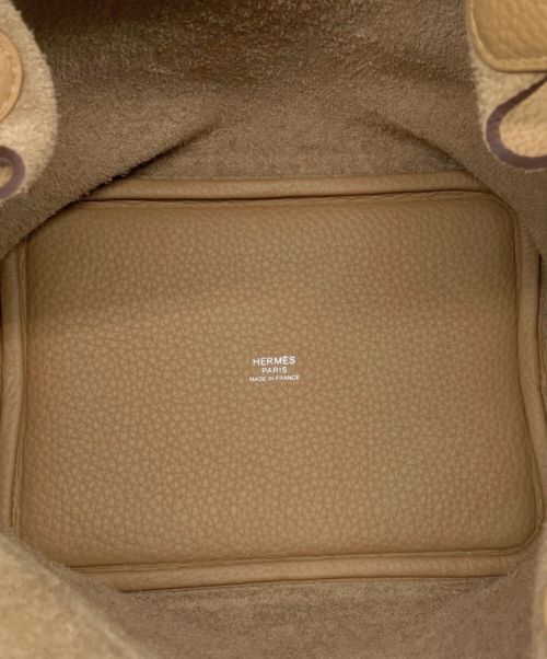HERMES（エルメス）HERMES (エルメス) ピコタンロックPM/ハンドバッグ ビスキュイ サイズ:PMの古着・服飾アイテム