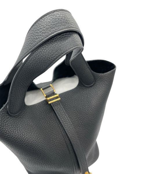 HERMES（エルメス）HERMES (エルメス) ピコタンロックPM/ハンドバッグ ブラック サイズ:PMの古着・服飾アイテム