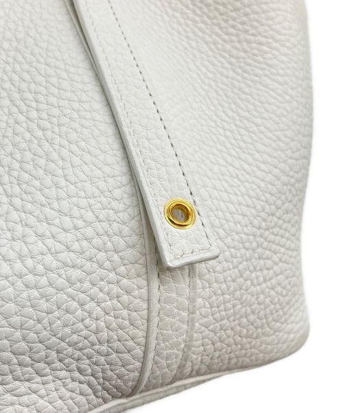 HERMES（エルメス）HERMES (エルメス) ピコタンロックMM/ハンドバッグ ホワイト サイズ:MMの古着・服飾アイテム