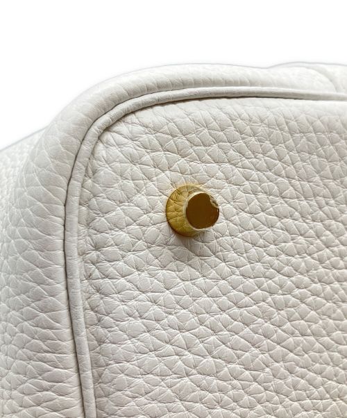 HERMES（エルメス）HERMES (エルメス) ピコタンロックMM/ハンドバッグ ホワイト サイズ:MMの古着・服飾アイテム