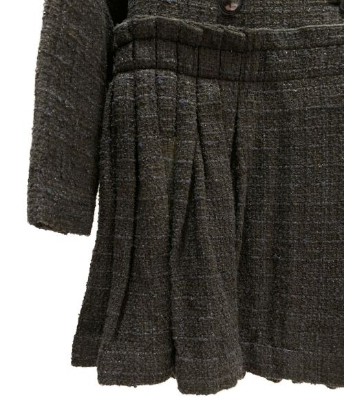 CHANEL（シャネル）CHANEL (シャネル) ツイードコート ネイビー サイズ:34の古着・服飾アイテム