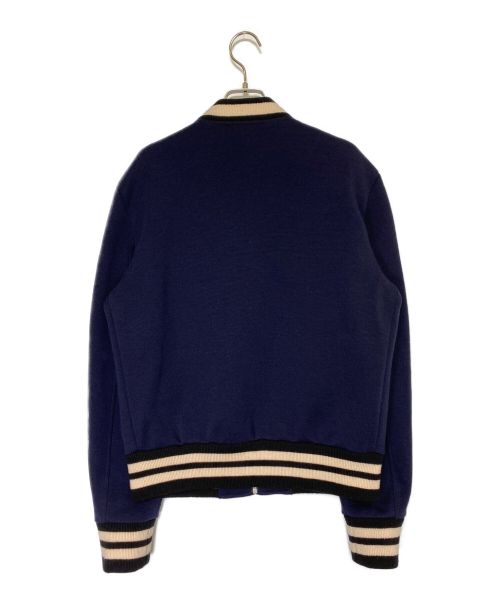 GUCCI（グッチ）GUCCI (グッチ) バーシティジャケット ネイビー サイズ:50の古着・服飾アイテム