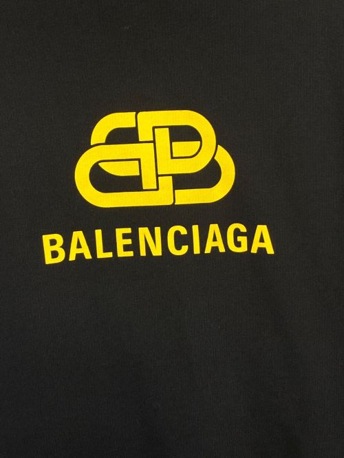 BALENCIAGA（バレンシアガ）BALENCIAGA (バレンシアガ) BBロゴプリントスウェット ブラック サイズ:XSの古着・服飾アイテム