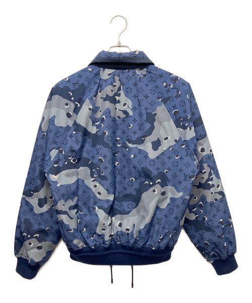 LOUIS VUITTON（ルイ ヴィトン）LOUIS VUITTON (ルイ ヴィトン) リバーシブルナイロンジャケット ブルー サイズ:44の古着・服飾アイテム