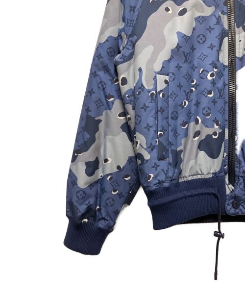LOUIS VUITTON（ルイ ヴィトン）LOUIS VUITTON (ルイ ヴィトン) リバーシブルナイロンジャケット ブルー サイズ:44の古着・服飾アイテム