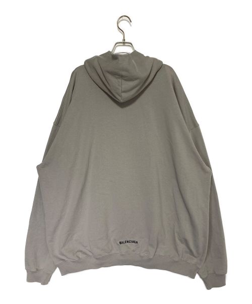 BALENCIAGA（バレンシアガ）BALENCIAGA (バレンシアガ) オーバーサイズパーカー グレー サイズ:XSの古着・服飾アイテム